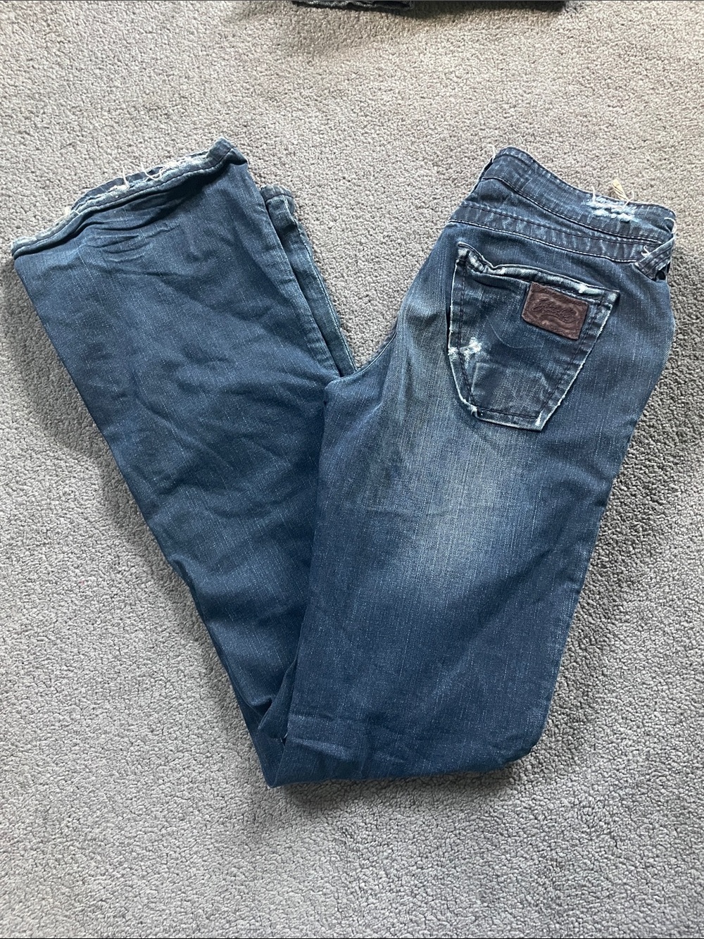 Stitches flare/bootcut jeans